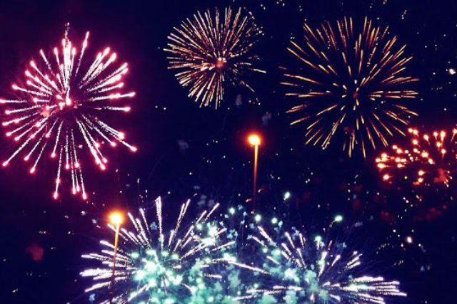 Couple entry with pyros, Wedding cold fire crackers